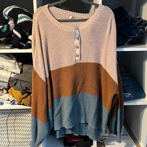American Eagle Henley Sweater